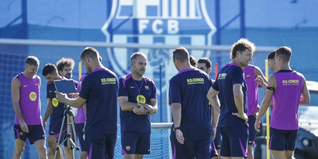 Salida de cuidado del Barça en Vallecas