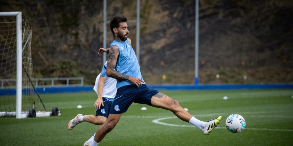 Brais Méndez, baja de última hora para el partido contra el Real Madrid