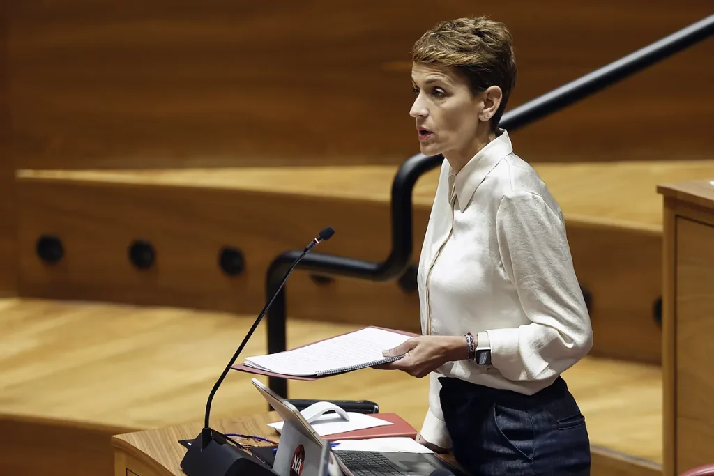 Chivite, interrogada hoy en el Senado por el 'caso Koldo'
