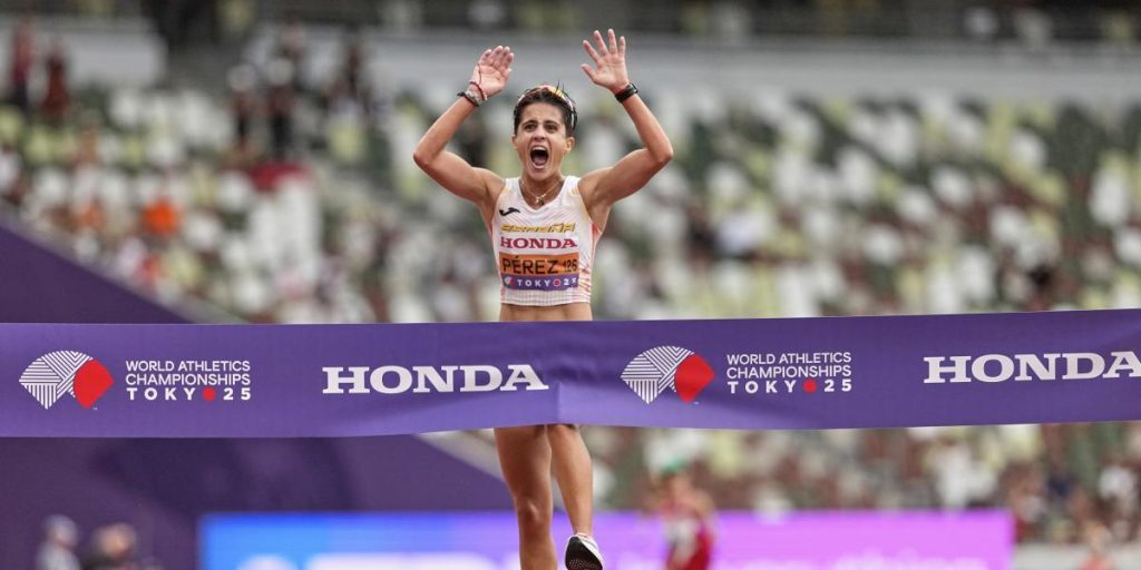 Doblete legendario de María Pérez en el Mundial de Tokio