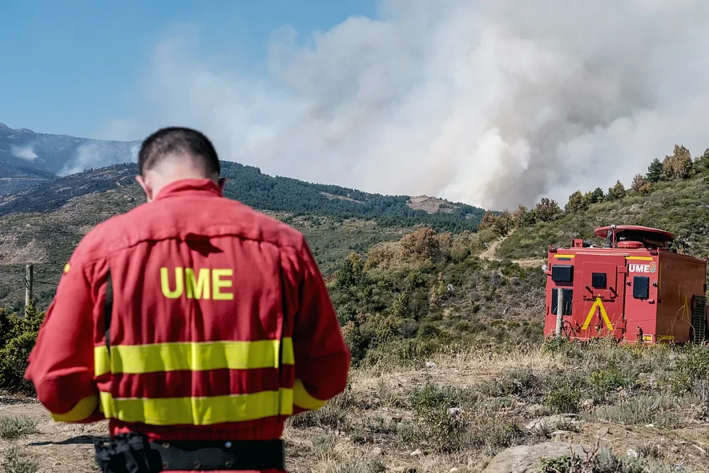 Hasta 30 medios trabajan en el incendio de Peñalba de la Sierra que afecta ya a 1.800 hectáreas