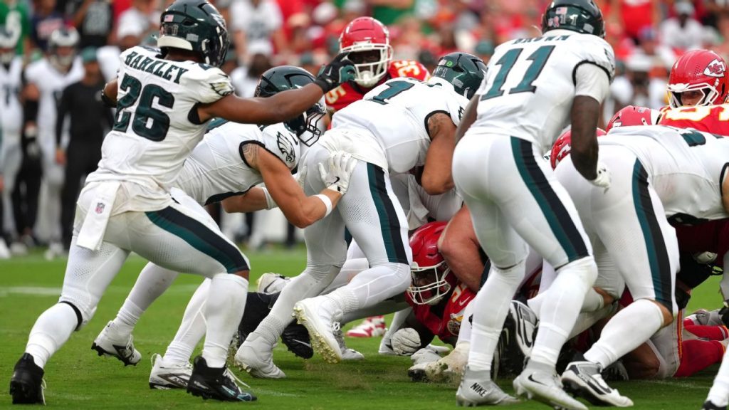 Jordan Mailata on chatter Eagles won because of the tush push - 'Rubbish'