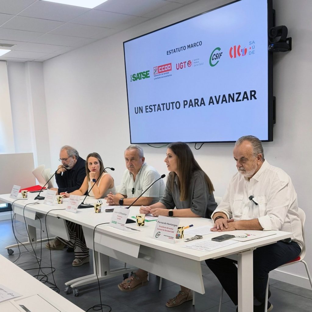 Los sindicatos iniciarán movilizaciones el 16 de septiembre si Sanidad no retoma la negociación sobre el Estatuto Marco