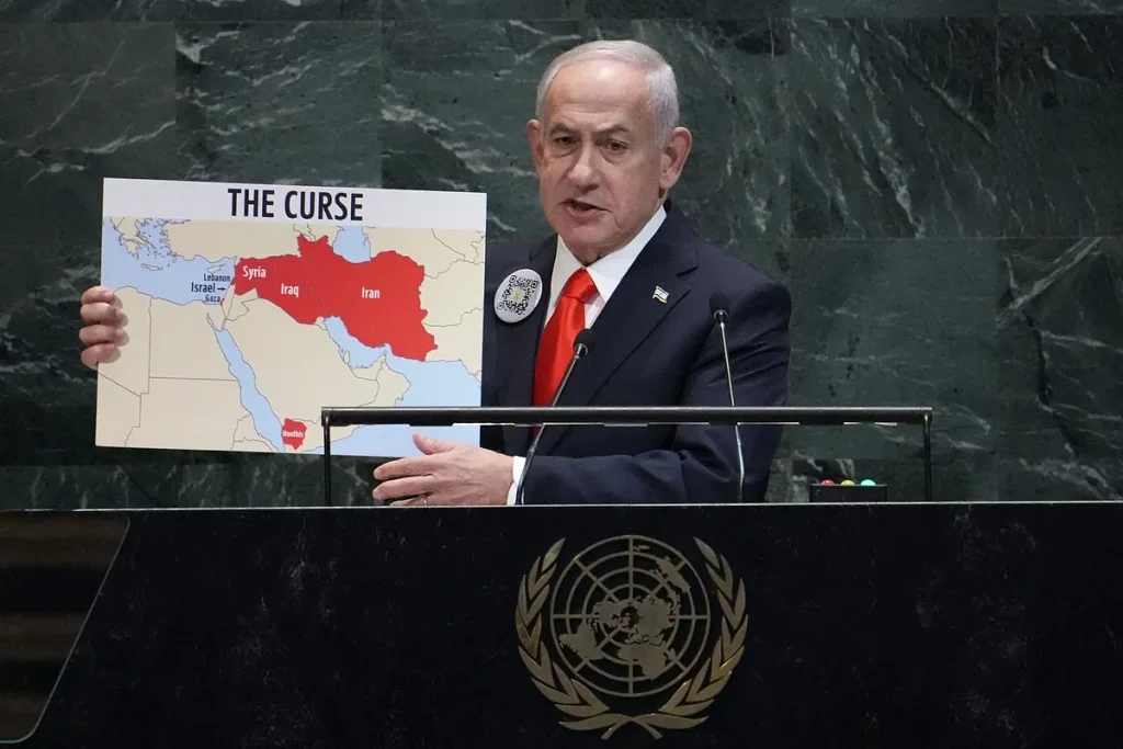 Netanyahu niega en la ONU "la falsa acusación de genocidio" y afirma que "para Israel, cada víctima civil es una tragedia; para Hamas, es una estrategia"