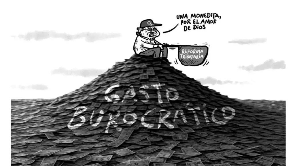 Pidiendo - Caricatura de Beto Barreto