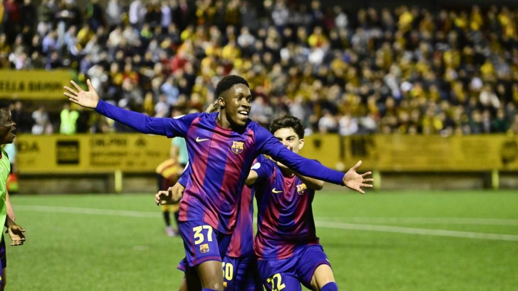 Triunfo de autoridad del Barça Atlètic ante el Sant Andreu
