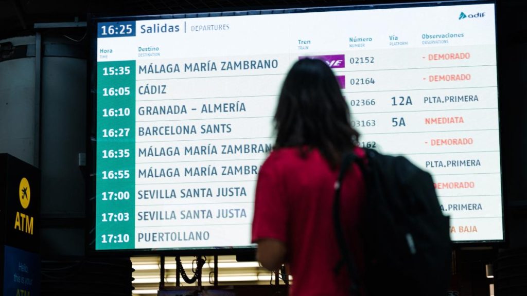Una caída del sistema informático causa paradas y retrasos en trenes de alta velocidad desde y hacia Madrid