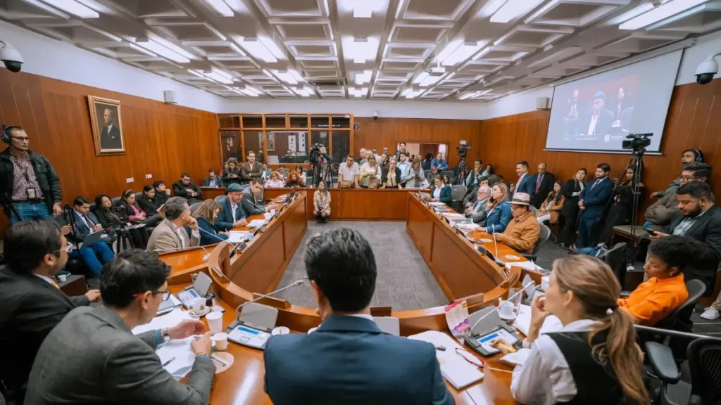 así están las fuerzas en la Comisión VII del Senado